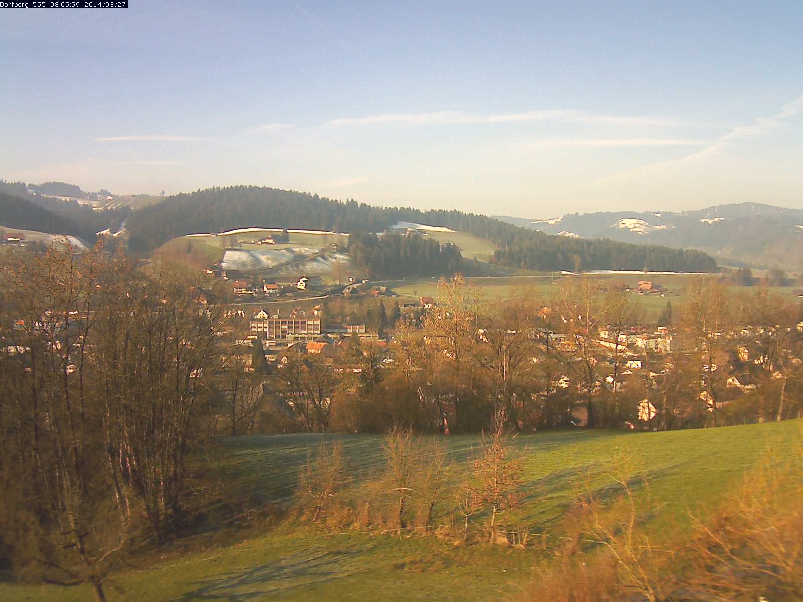 Webcam-Bild: Aussicht vom Dorfberg in Langnau 20140327-080600