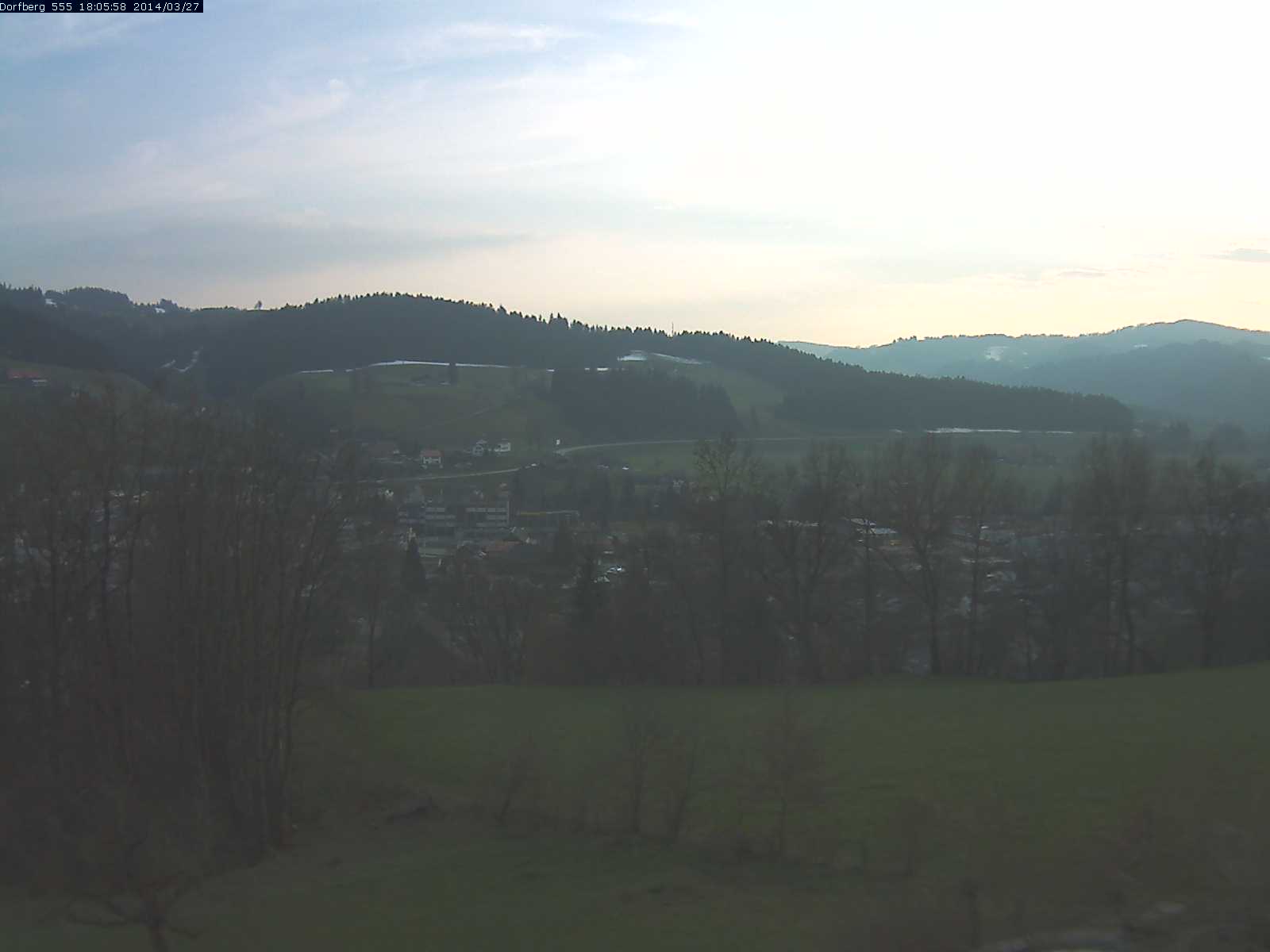 Webcam-Bild: Aussicht vom Dorfberg in Langnau 20140327-180600
