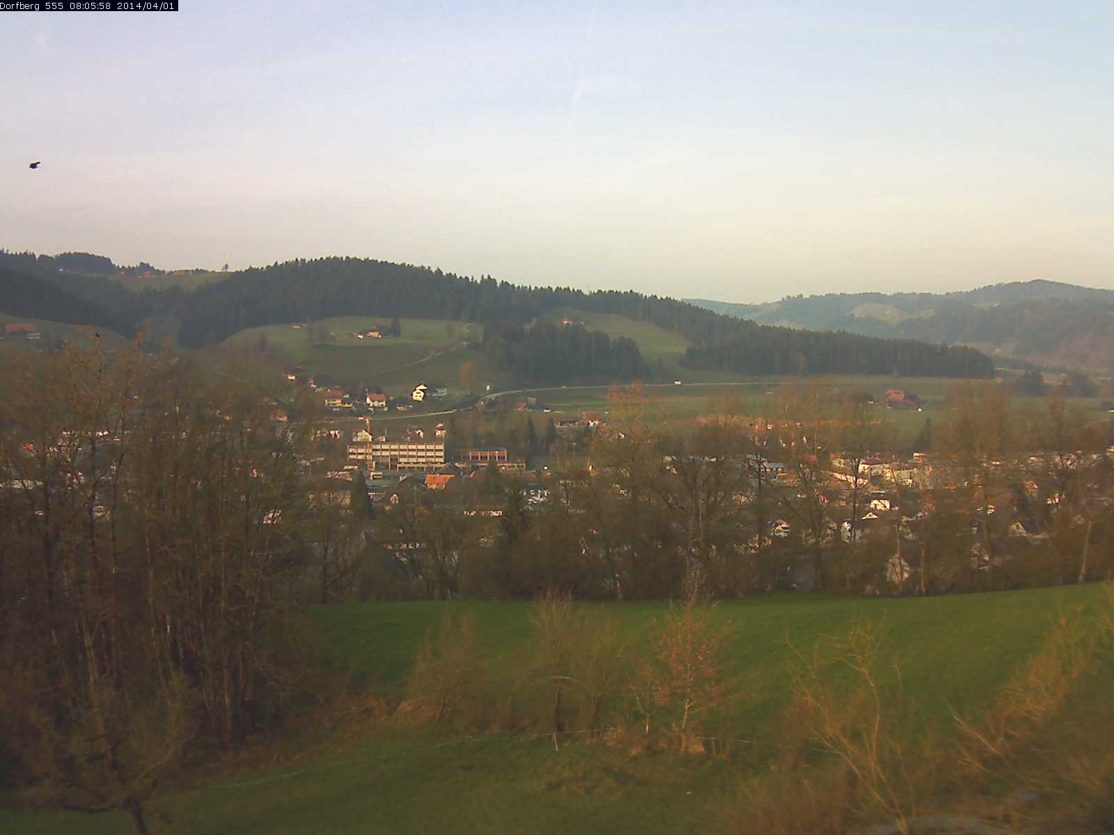 Webcam-Bild: Aussicht vom Dorfberg in Langnau 20140401-080600