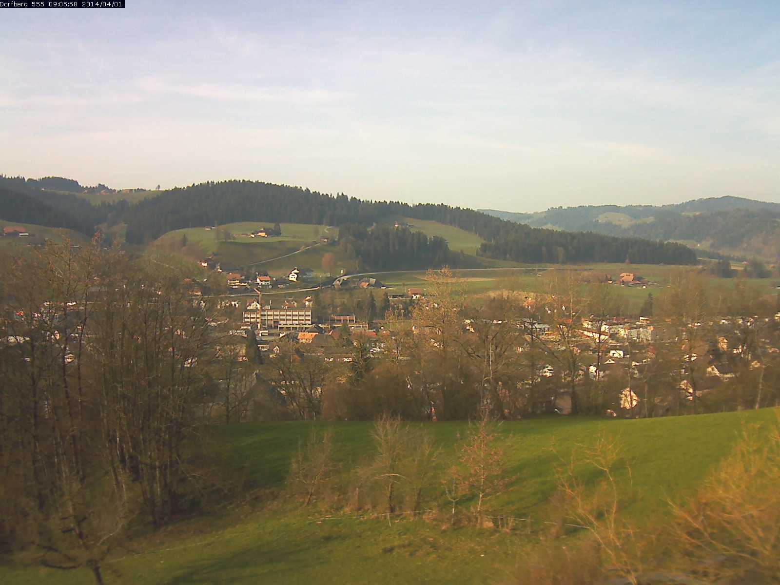 Webcam-Bild: Aussicht vom Dorfberg in Langnau 20140401-090600