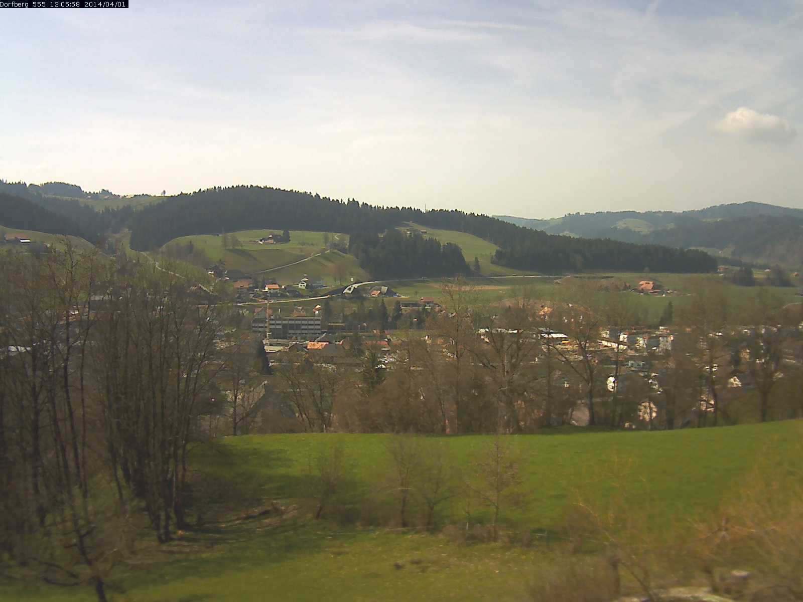 Webcam-Bild: Aussicht vom Dorfberg in Langnau 20140401-120600