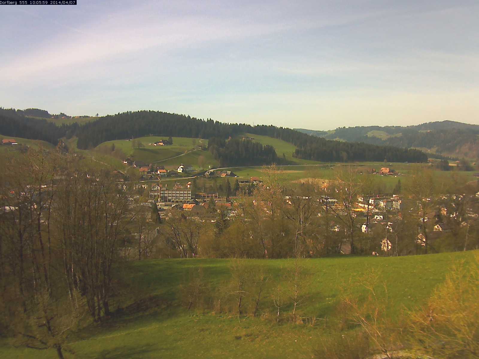 Webcam-Bild: Aussicht vom Dorfberg in Langnau 20140407-100600