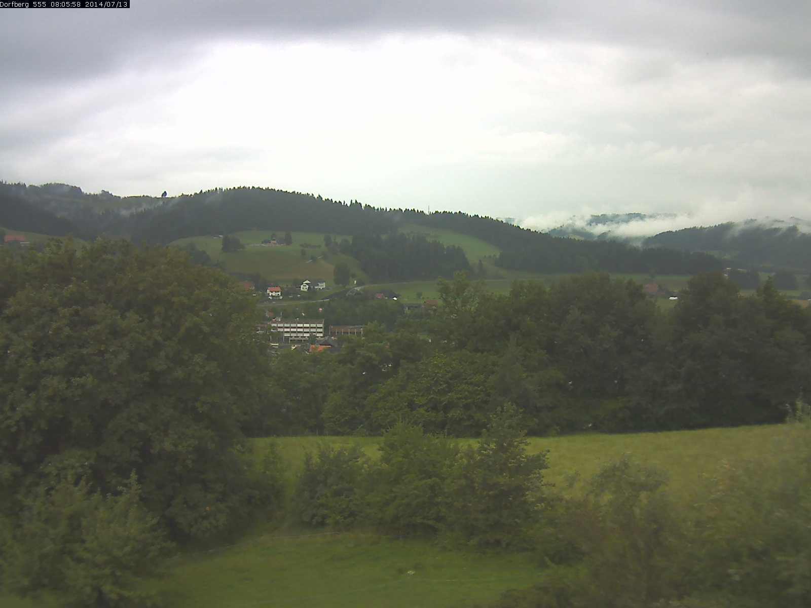 Webcam-Bild: Aussicht vom Dorfberg in Langnau 20140713-080600