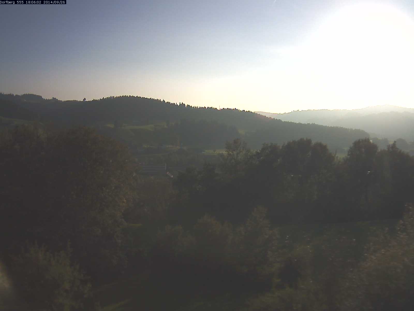 Webcam-Bild: Aussicht vom Dorfberg in Langnau 20140926-180601