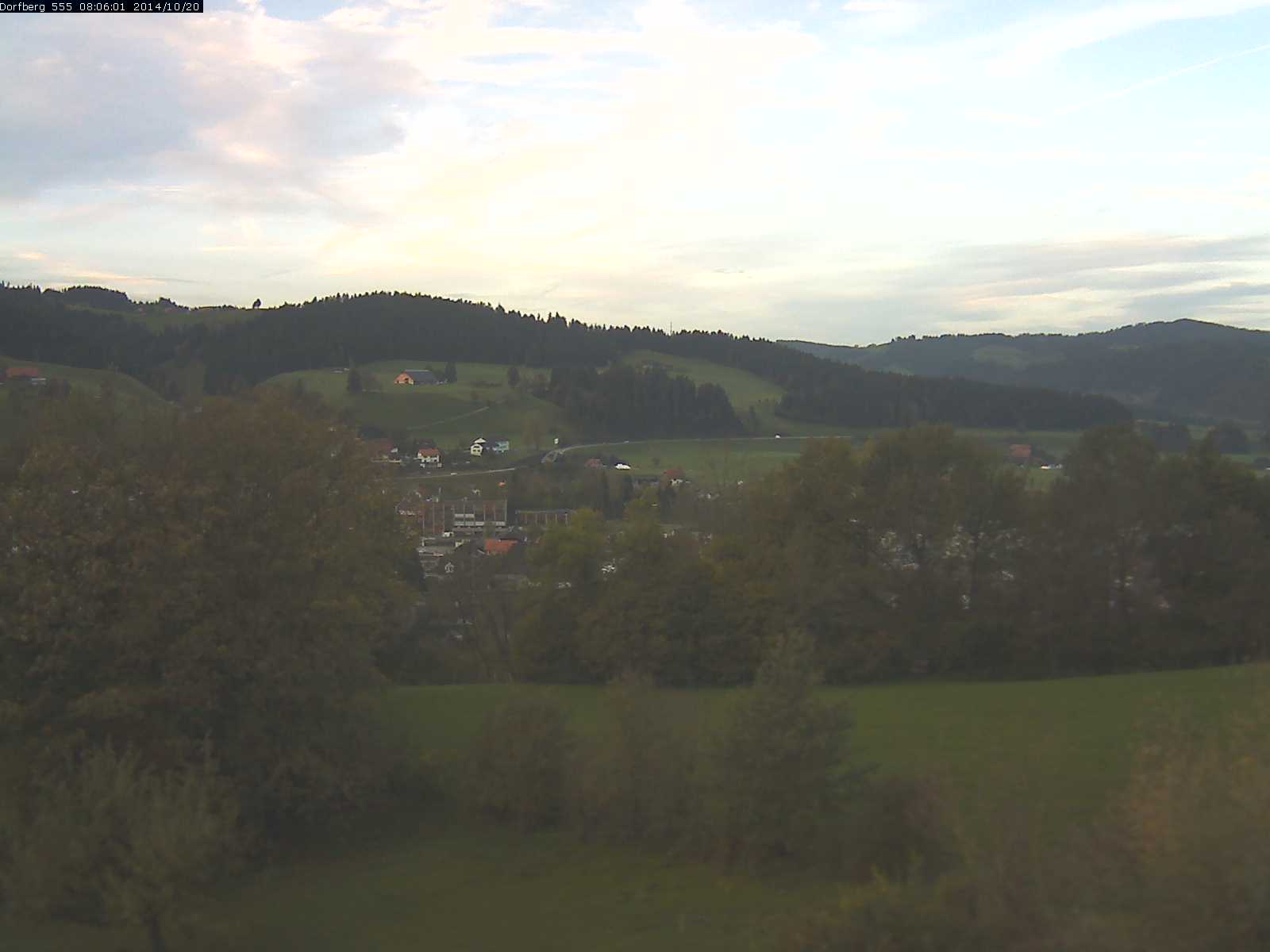 Webcam-Bild: Aussicht vom Dorfberg in Langnau 20141020-080601