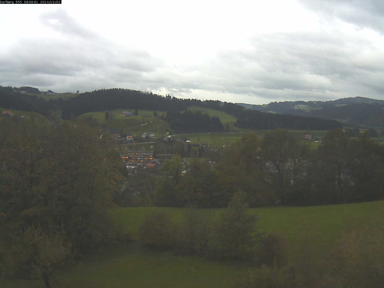 Webcam-Bild: Aussicht vom Dorfberg in Langnau 20141022-080601