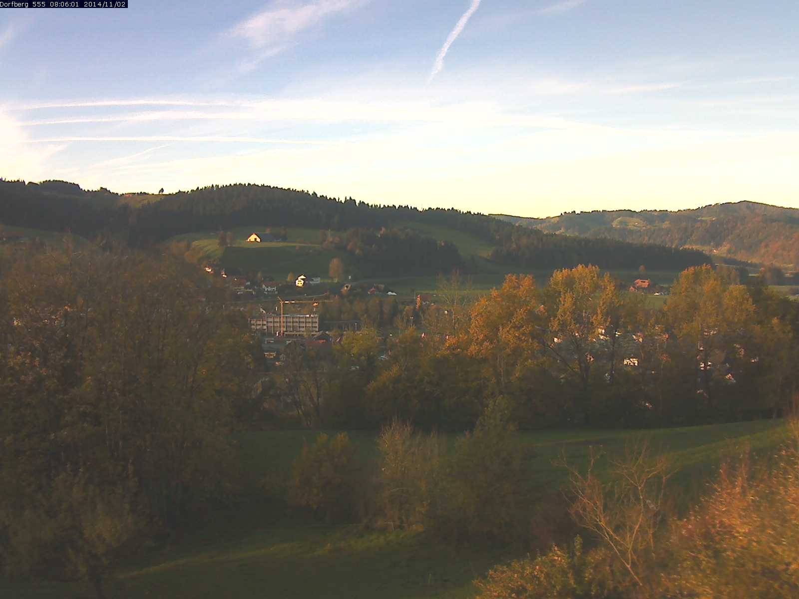 Webcam-Bild: Aussicht vom Dorfberg in Langnau 20141102-080601