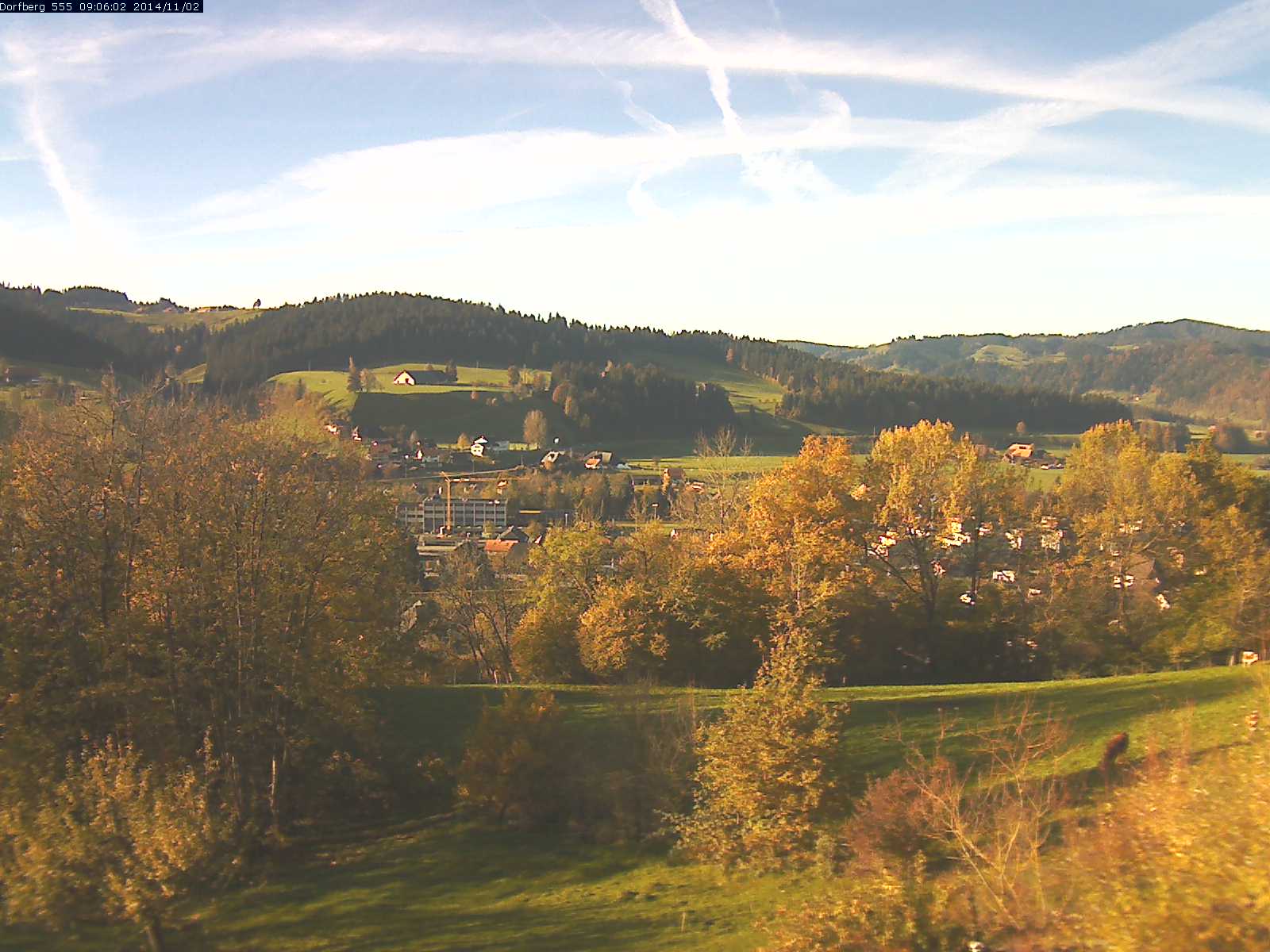 Webcam-Bild: Aussicht vom Dorfberg in Langnau 20141102-090601