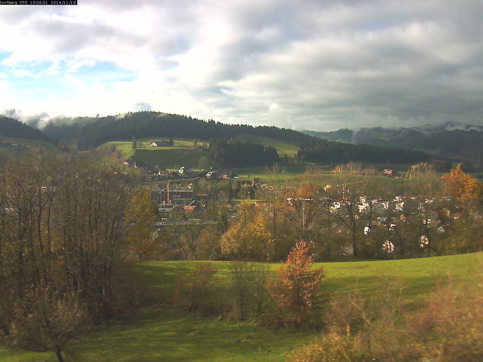 Webcam-Bild: Aussicht vom Dorfberg in Langnau 20141118-100601