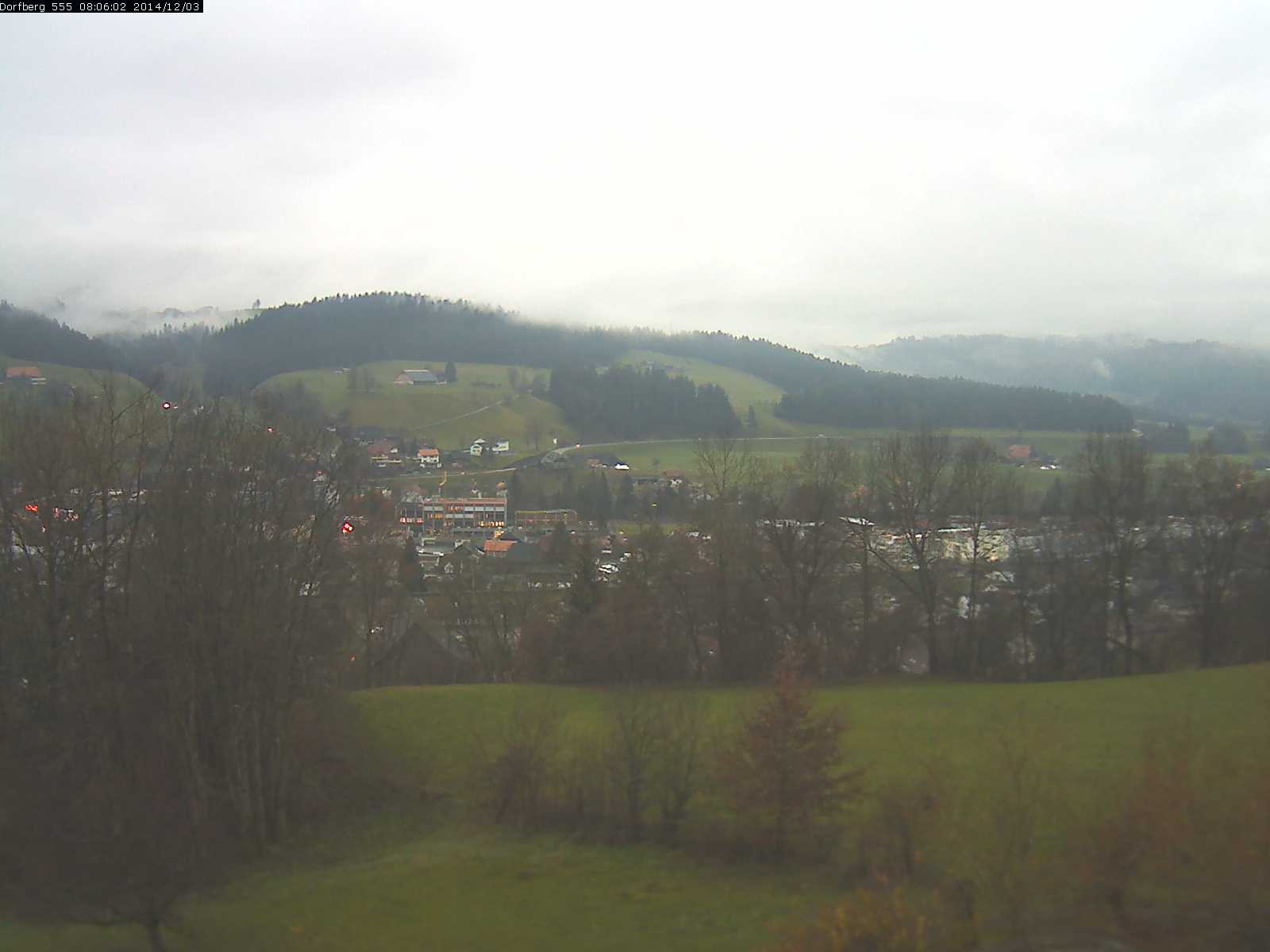 Webcam-Bild: Aussicht vom Dorfberg in Langnau 20141203-080601