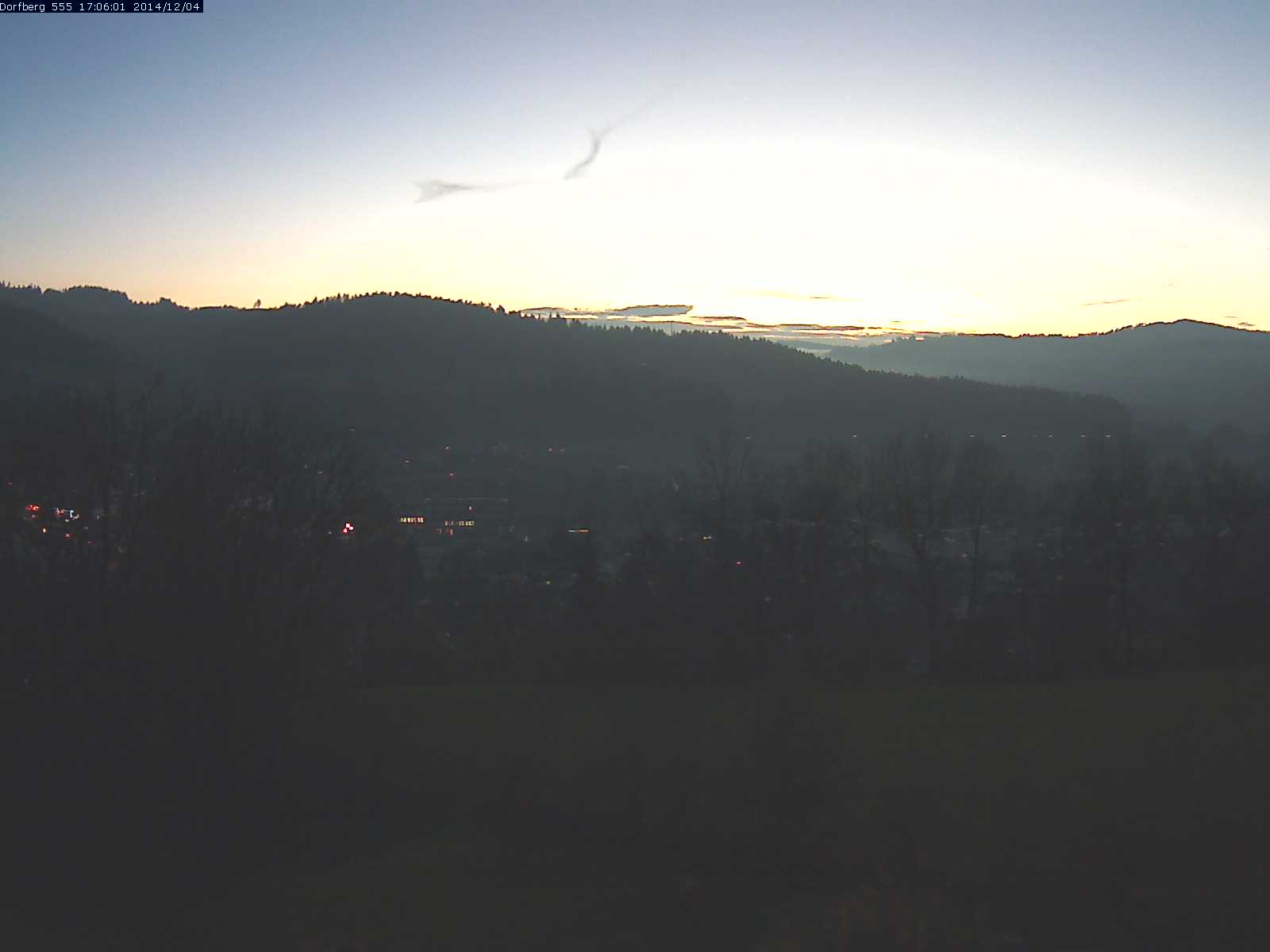 Webcam-Bild: Aussicht vom Dorfberg in Langnau 20141204-170601
