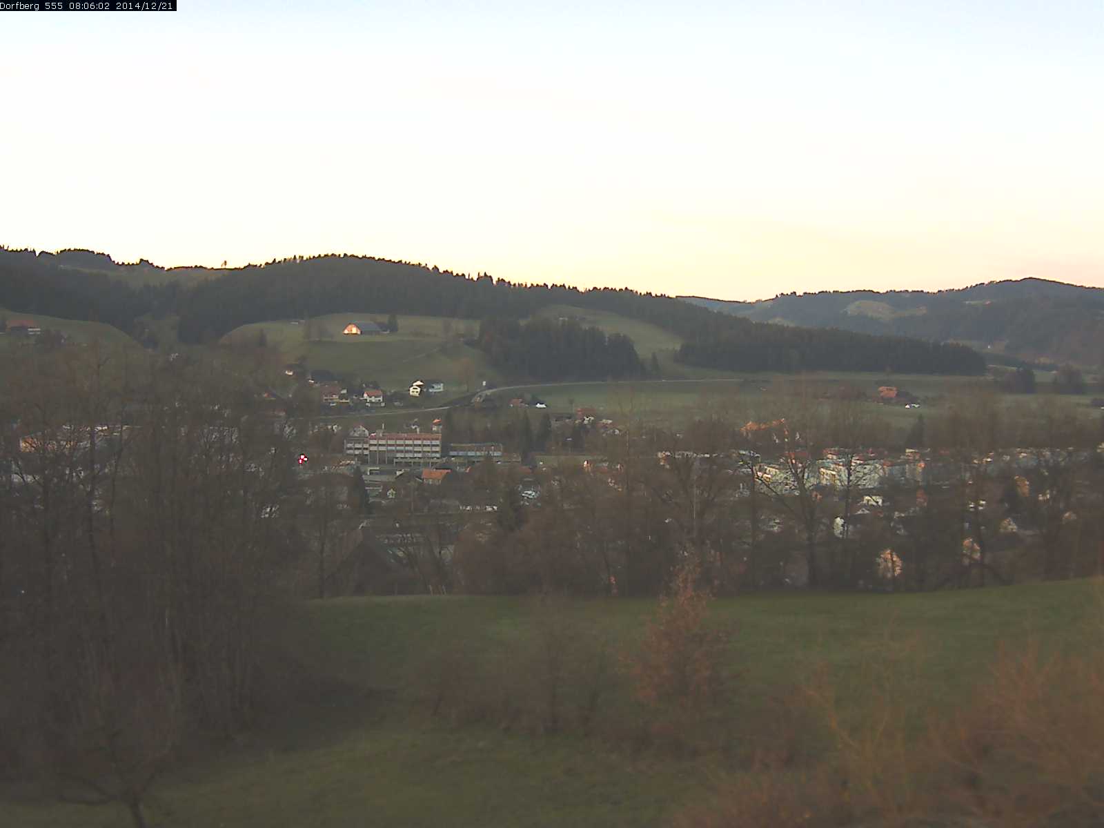 Webcam-Bild: Aussicht vom Dorfberg in Langnau 20141221-080601