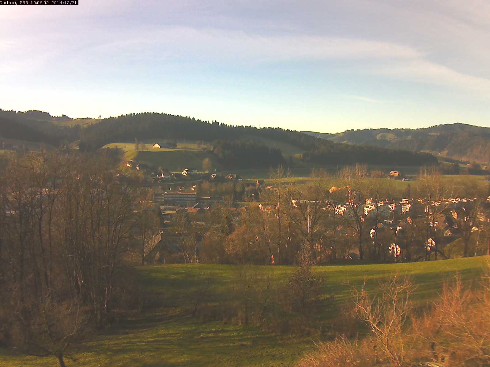 Webcam-Bild: Aussicht vom Dorfberg in Langnau 20141221-100601