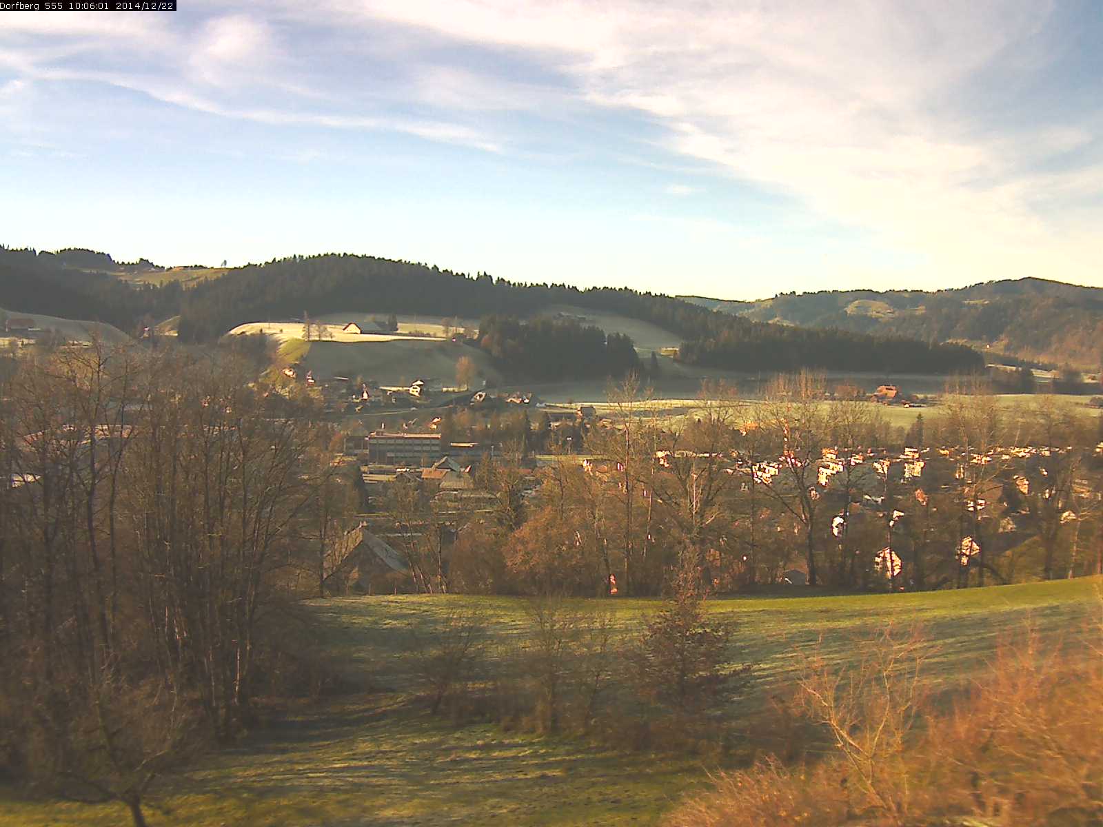 Webcam-Bild: Aussicht vom Dorfberg in Langnau 20141222-100601