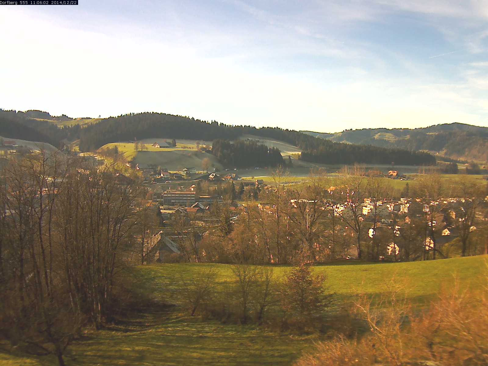 Webcam-Bild: Aussicht vom Dorfberg in Langnau 20141222-110601