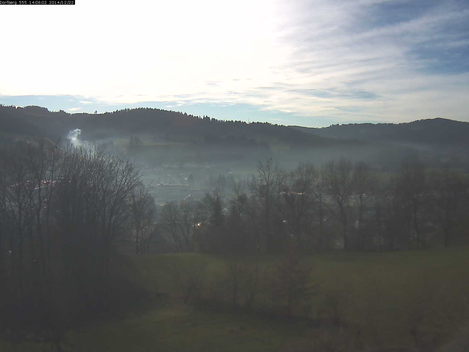 Webcam-Bild: Aussicht vom Dorfberg in Langnau 20141222-140601