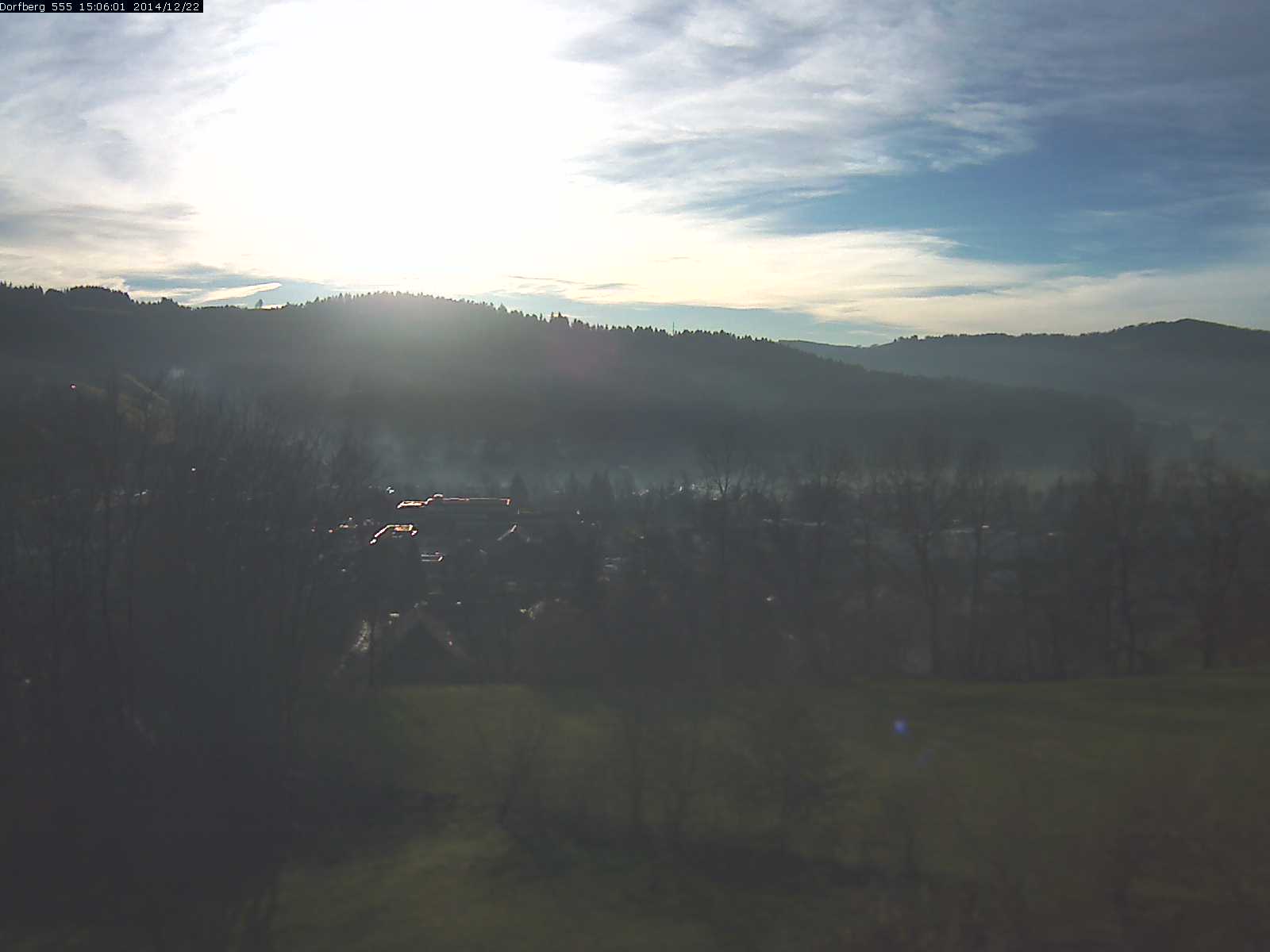 Webcam-Bild: Aussicht vom Dorfberg in Langnau 20141222-150601