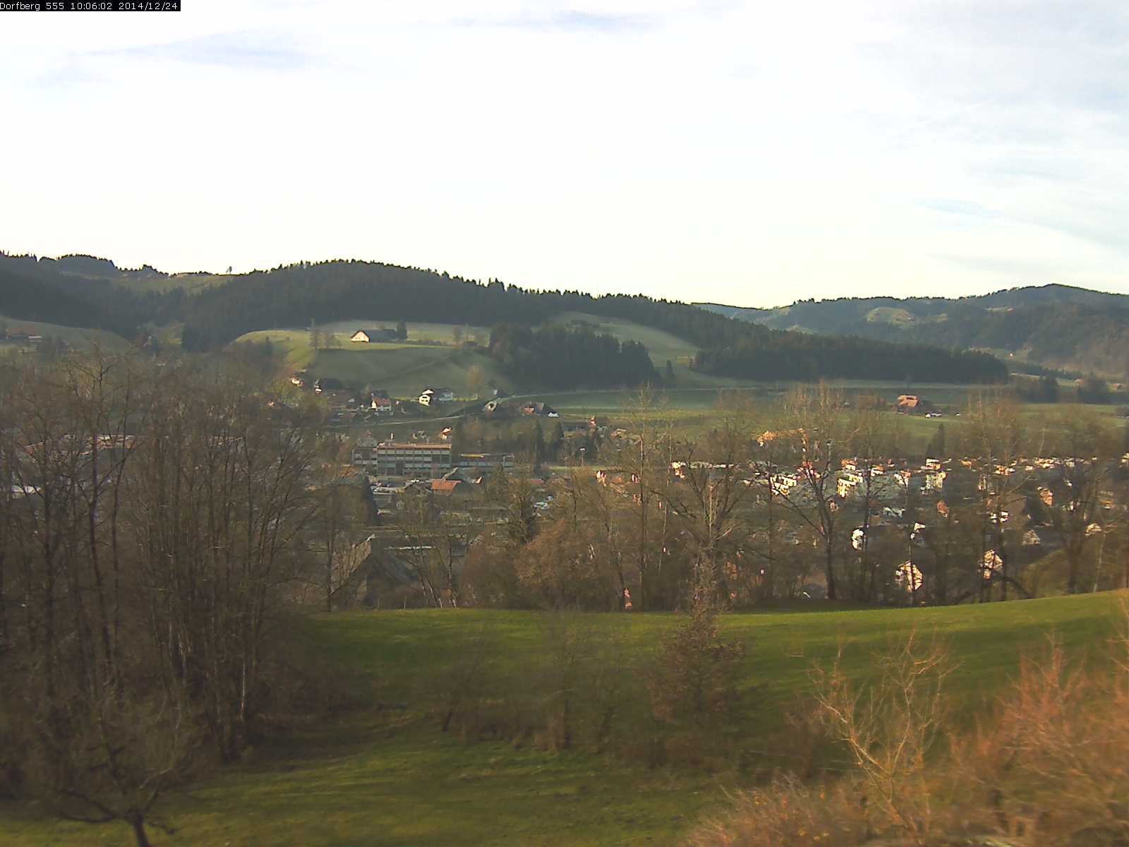 Webcam-Bild: Aussicht vom Dorfberg in Langnau 20141224-100601