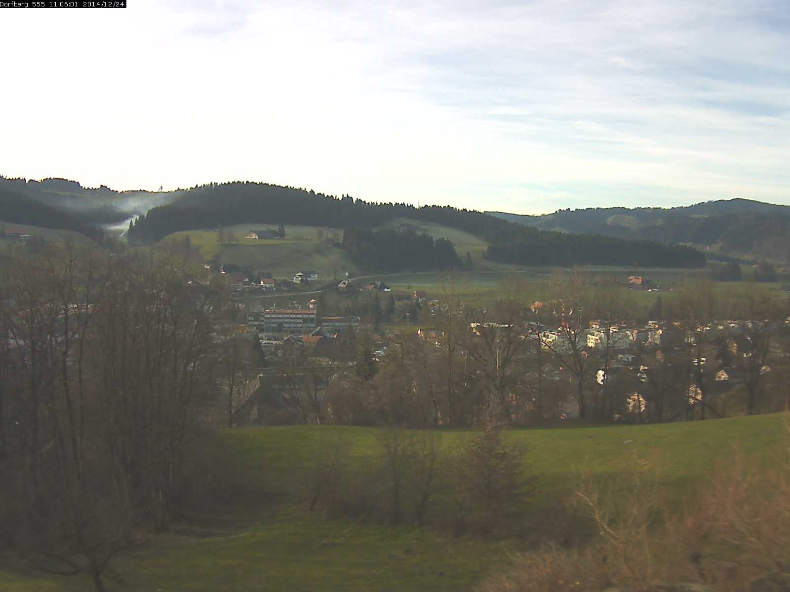 Webcam-Bild: Aussicht vom Dorfberg in Langnau 20141224-110601