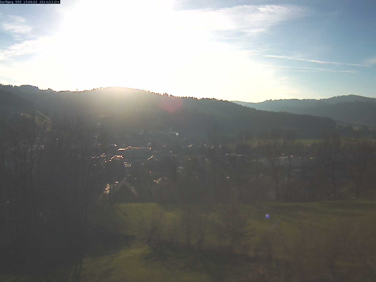 Webcam-Bild: Aussicht vom Dorfberg in Langnau 20141224-150601