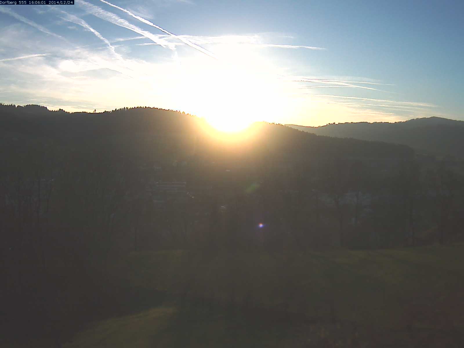 Webcam-Bild: Aussicht vom Dorfberg in Langnau 20141224-160601