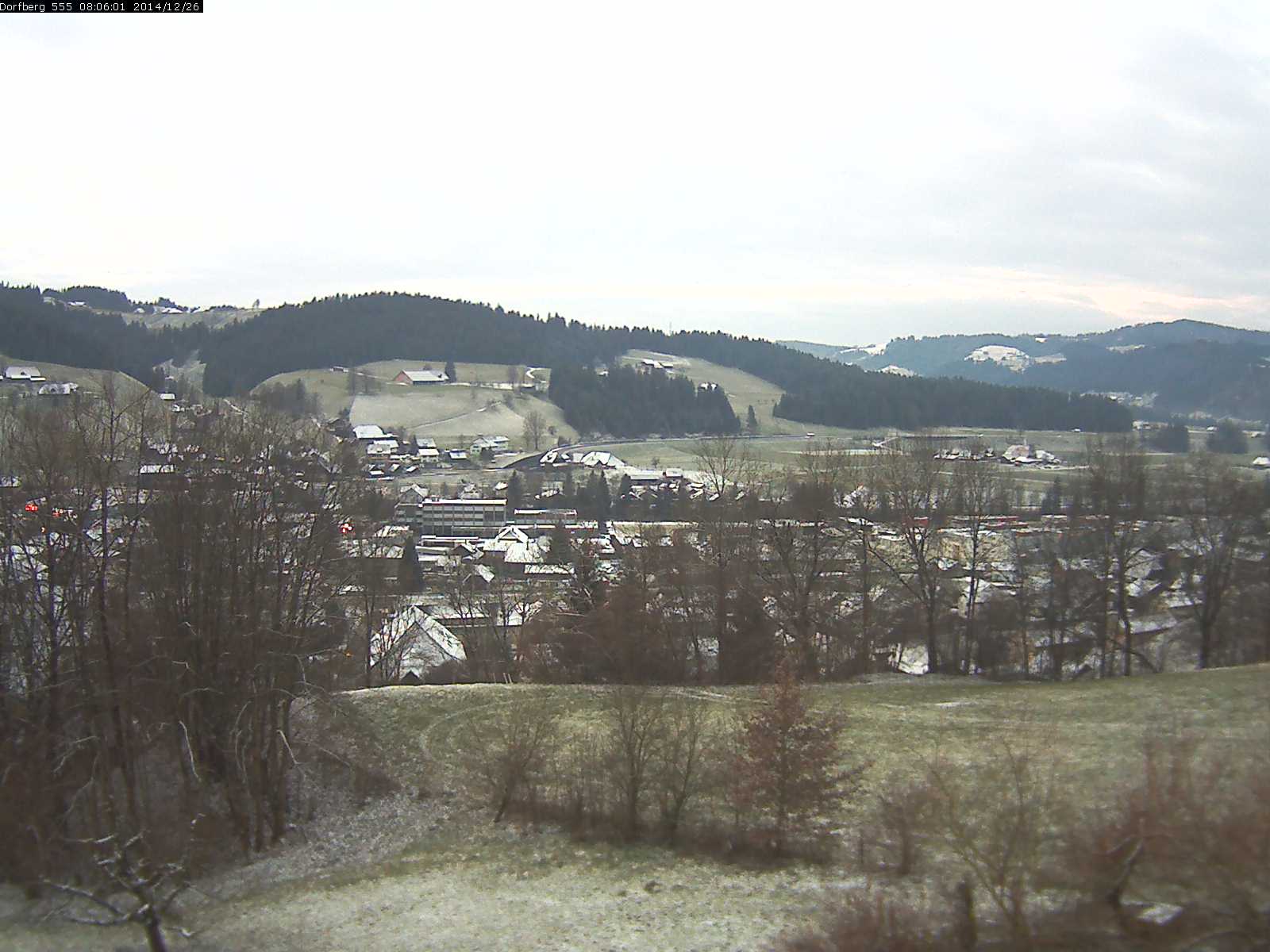 Webcam-Bild: Aussicht vom Dorfberg in Langnau 20141226-080601