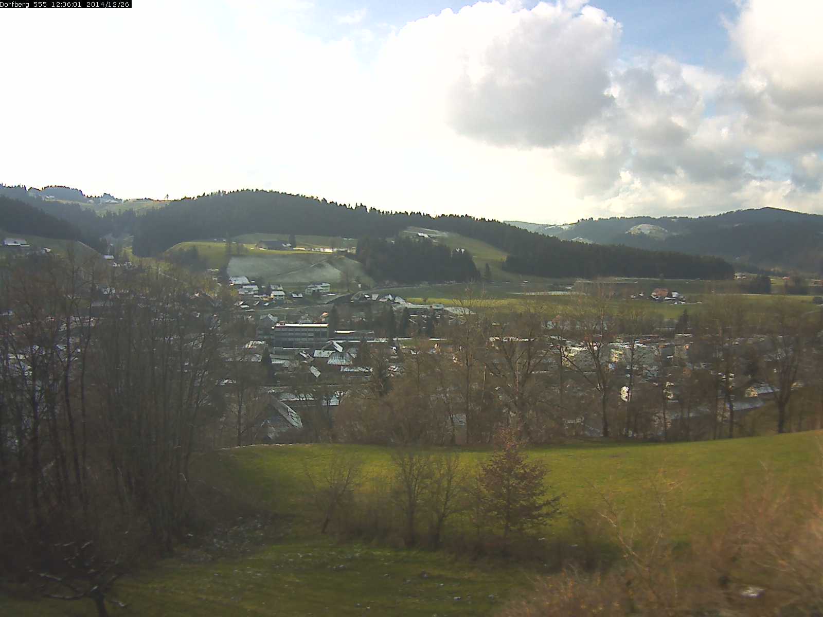 Webcam-Bild: Aussicht vom Dorfberg in Langnau 20141226-120601
