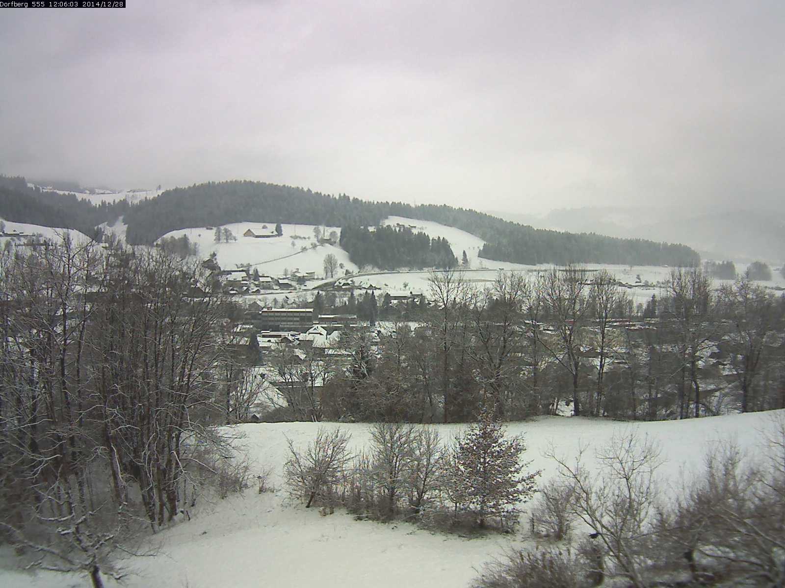 Webcam-Bild: Aussicht vom Dorfberg in Langnau 20141228-120601
