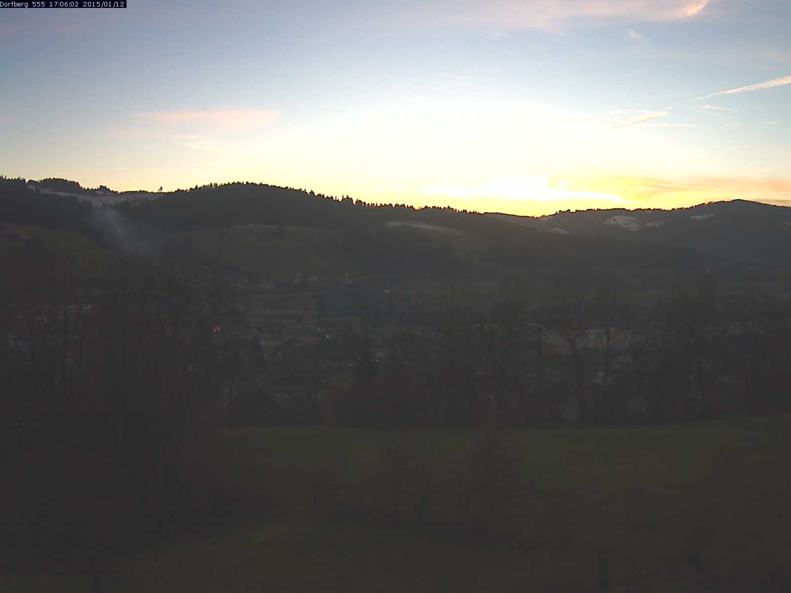 Webcam-Bild: Aussicht vom Dorfberg in Langnau 20150112-170601