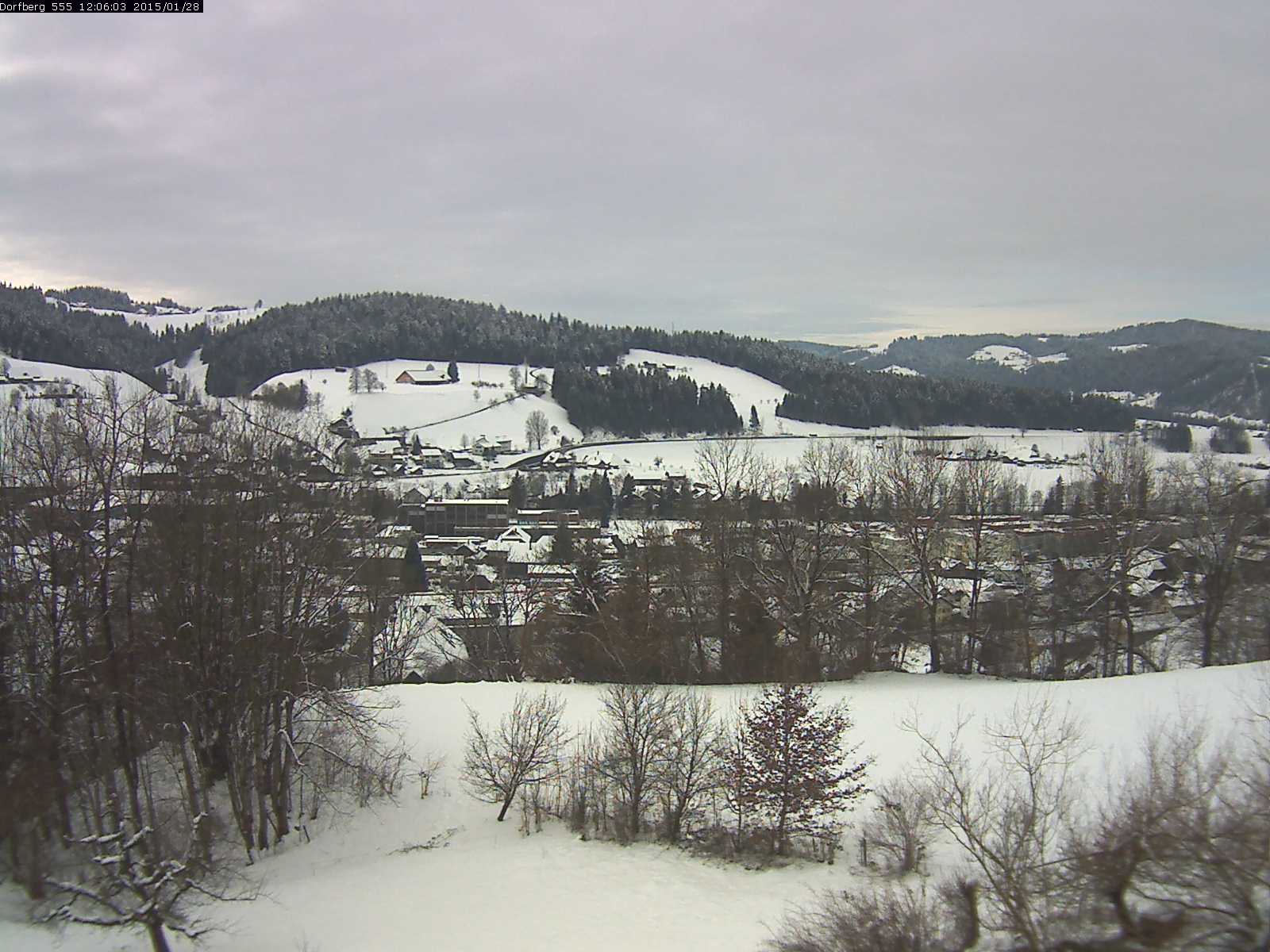 Webcam-Bild: Aussicht vom Dorfberg in Langnau 20150128-120601