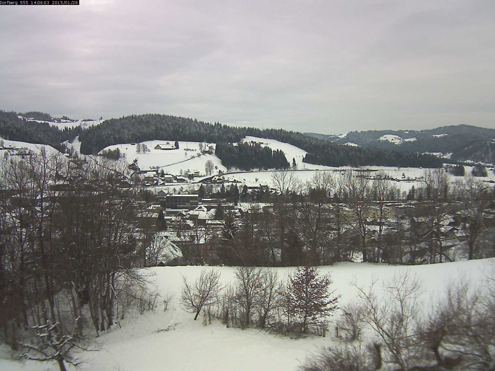 Webcam-Bild: Aussicht vom Dorfberg in Langnau 20150128-140601