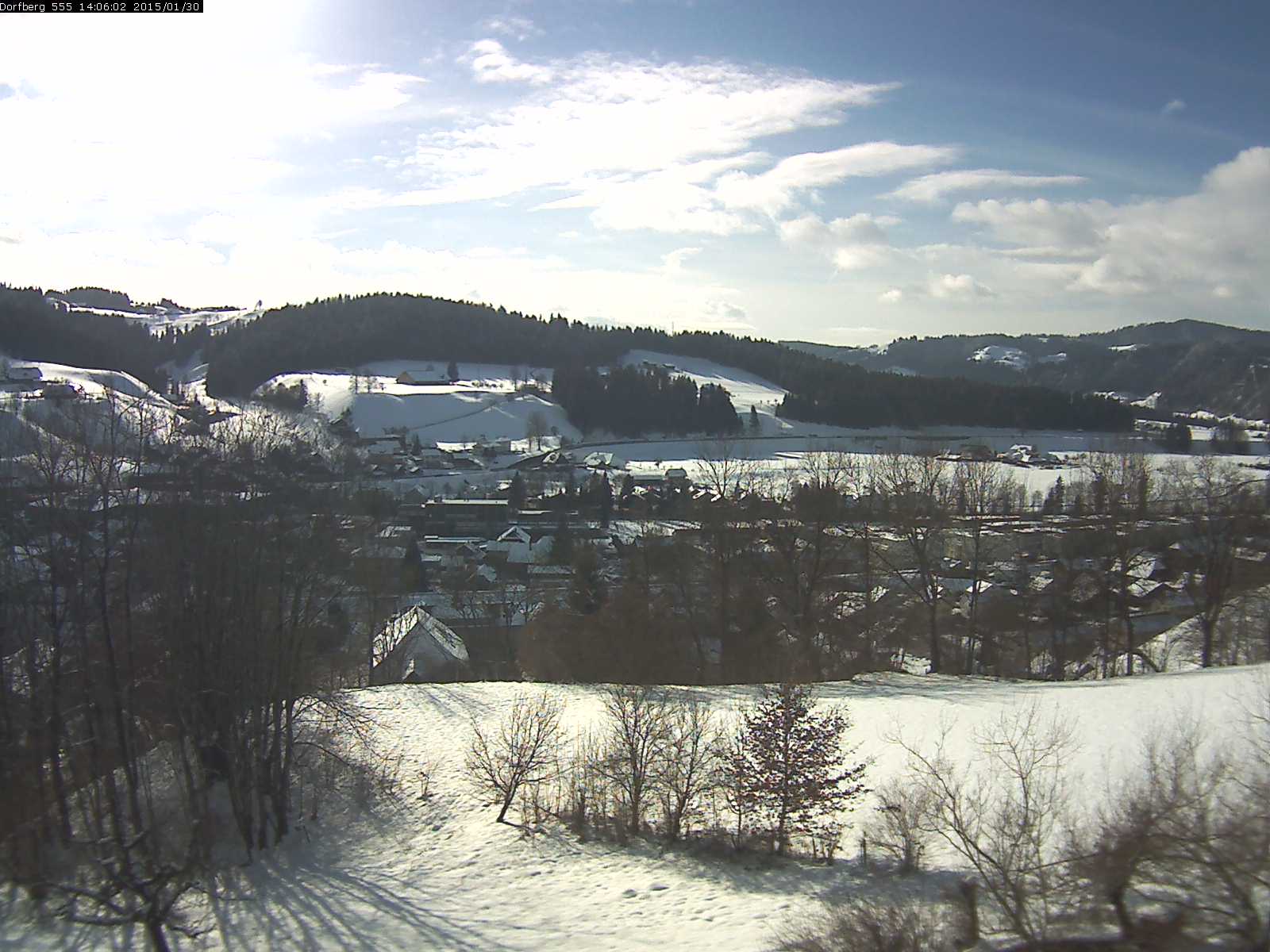 Webcam-Bild: Aussicht vom Dorfberg in Langnau 20150130-140601