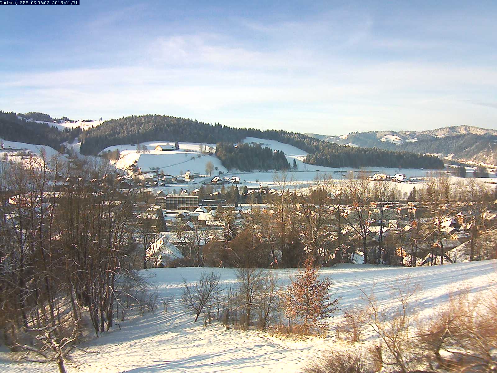 Webcam-Bild: Aussicht vom Dorfberg in Langnau 20150131-090601