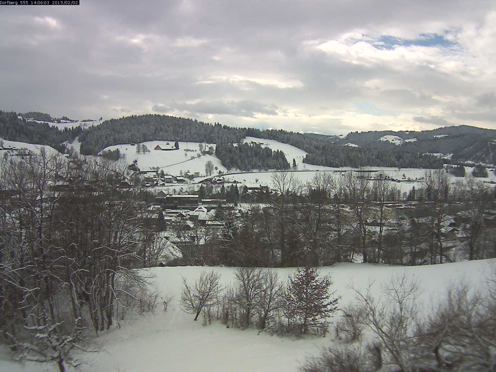Webcam-Bild: Aussicht vom Dorfberg in Langnau 20150202-140601