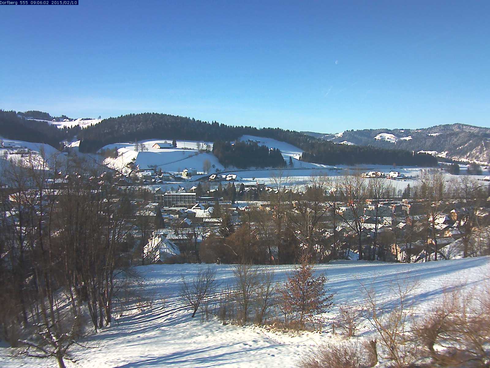 Webcam-Bild: Aussicht vom Dorfberg in Langnau 20150210-090601