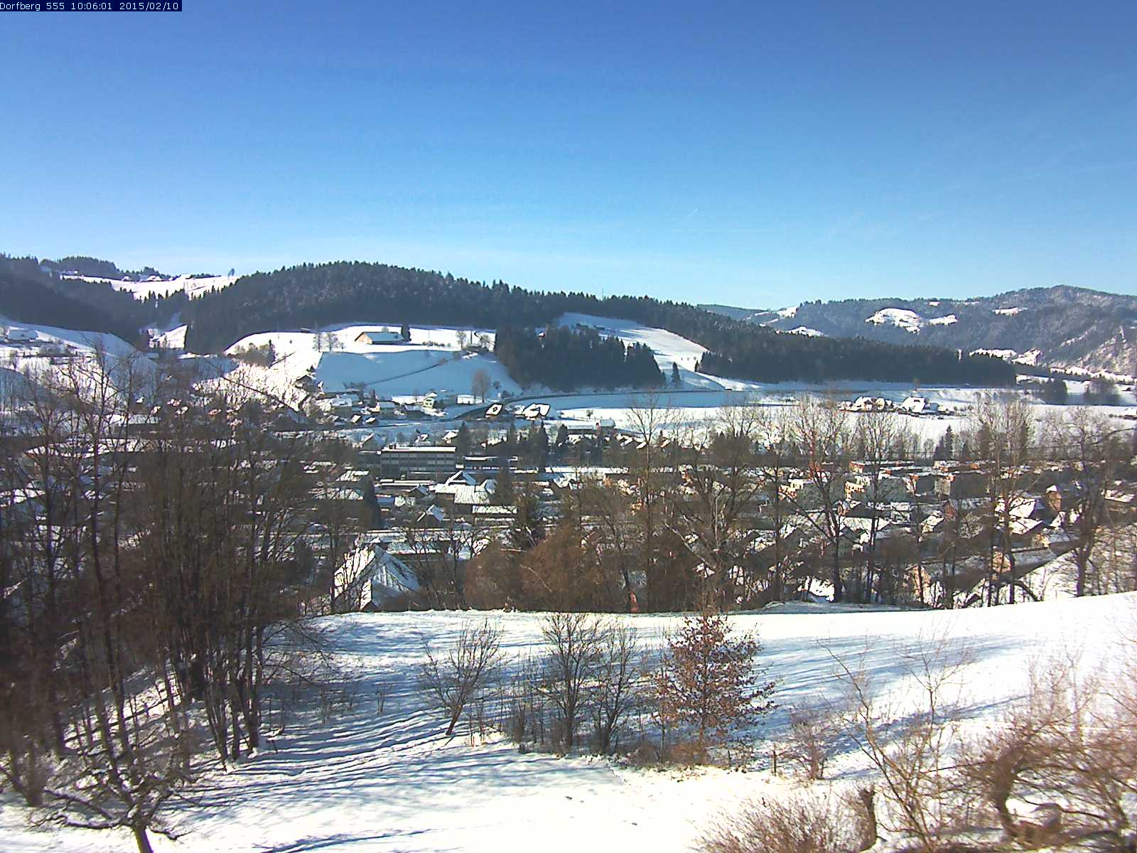 Webcam-Bild: Aussicht vom Dorfberg in Langnau 20150210-100601