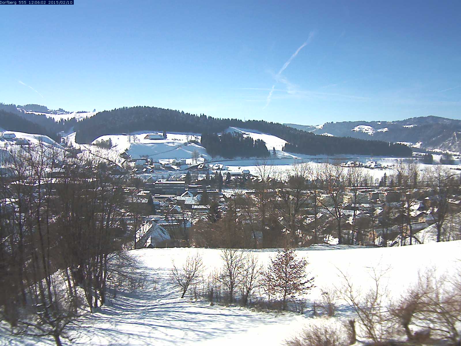 Webcam-Bild: Aussicht vom Dorfberg in Langnau 20150210-120601
