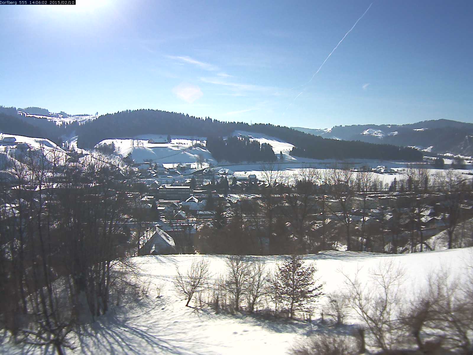 Webcam-Bild: Aussicht vom Dorfberg in Langnau 20150210-140601
