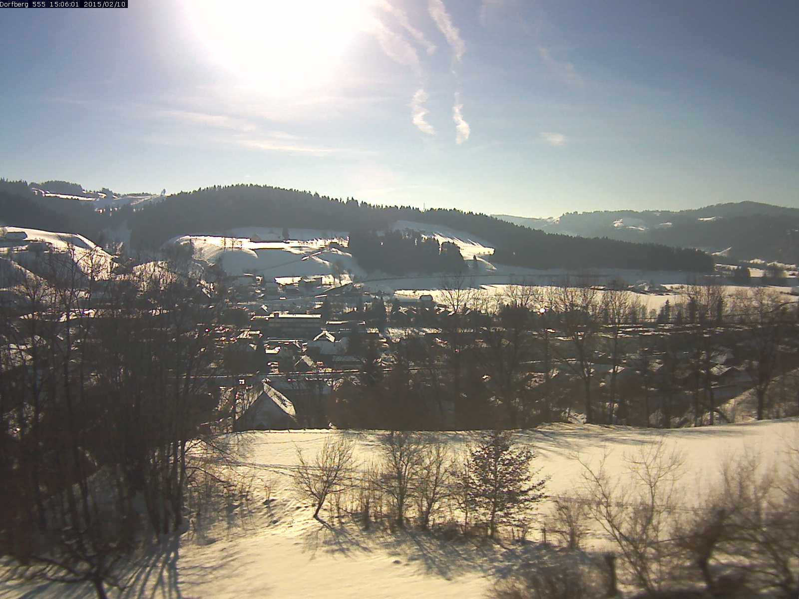 Webcam-Bild: Aussicht vom Dorfberg in Langnau 20150210-150601