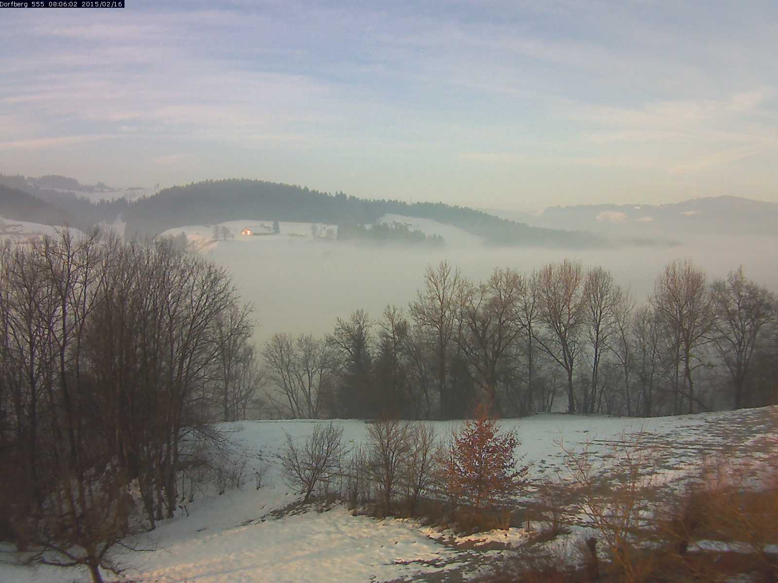 Webcam-Bild: Aussicht vom Dorfberg in Langnau 20150216-080601