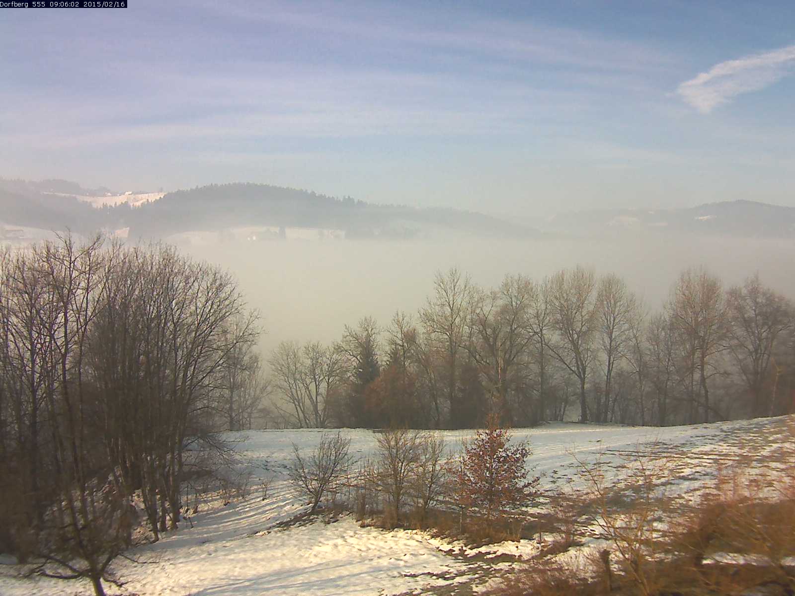 Webcam-Bild: Aussicht vom Dorfberg in Langnau 20150216-090601