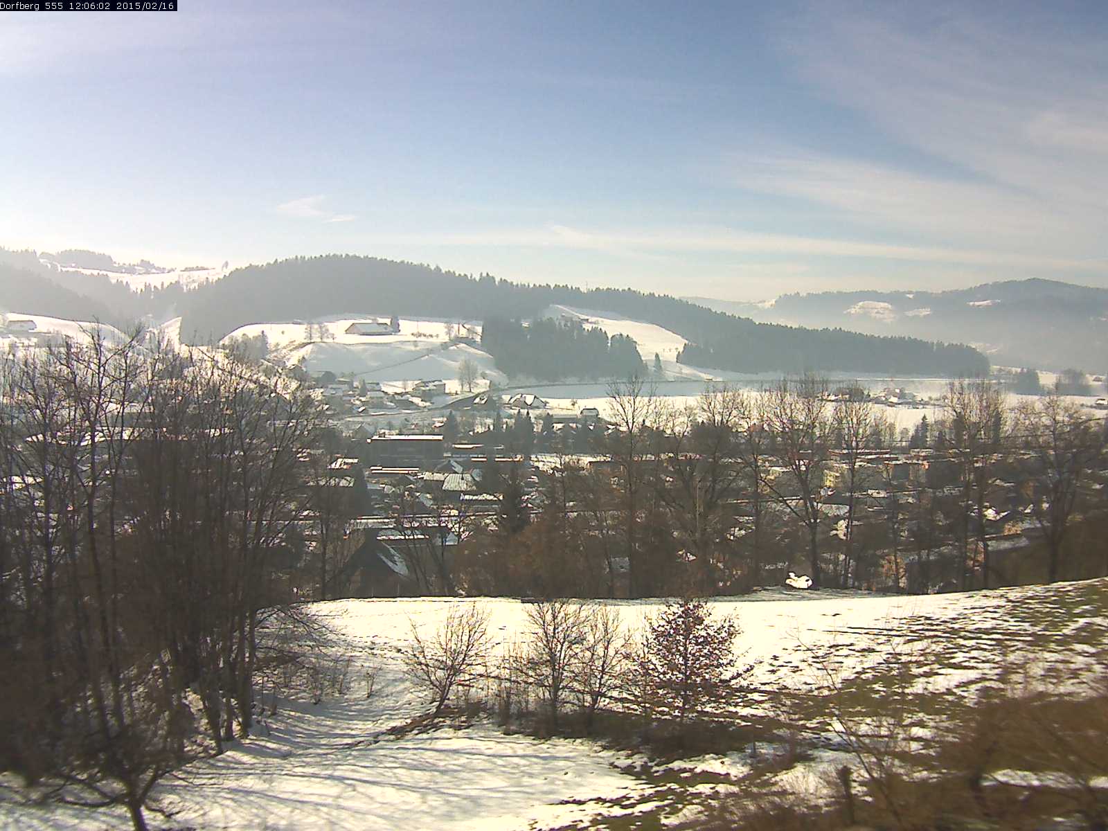 Webcam-Bild: Aussicht vom Dorfberg in Langnau 20150216-120601