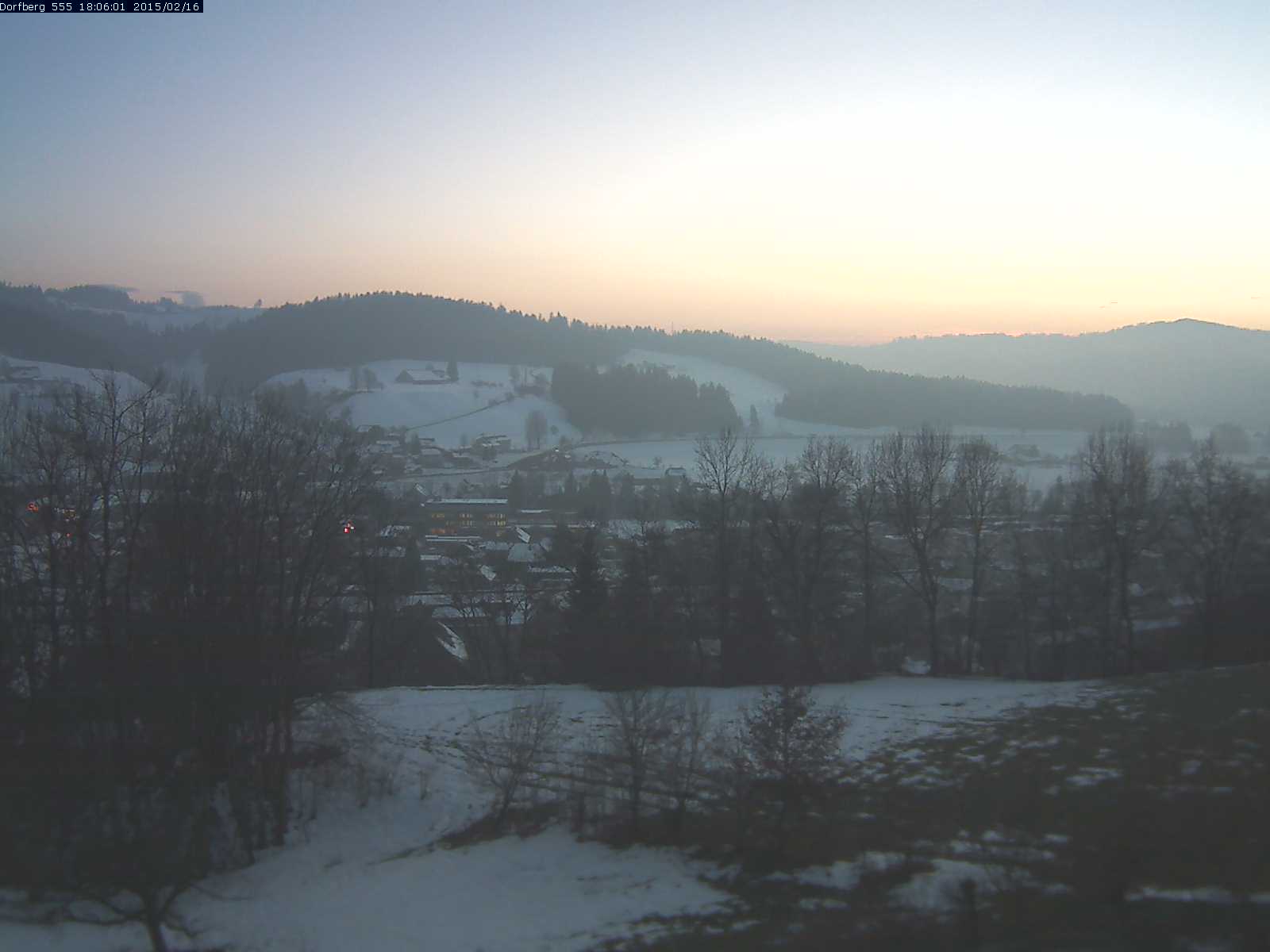 Webcam-Bild: Aussicht vom Dorfberg in Langnau 20150216-180601
