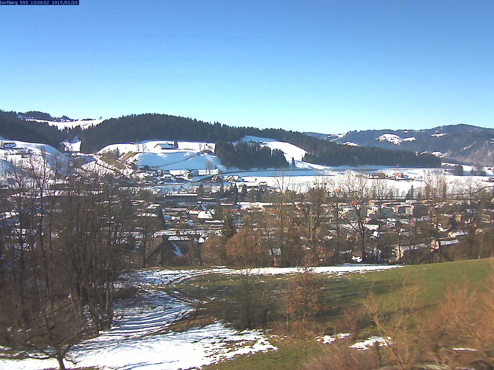 Webcam-Bild: Aussicht vom Dorfberg in Langnau 20150220-100601