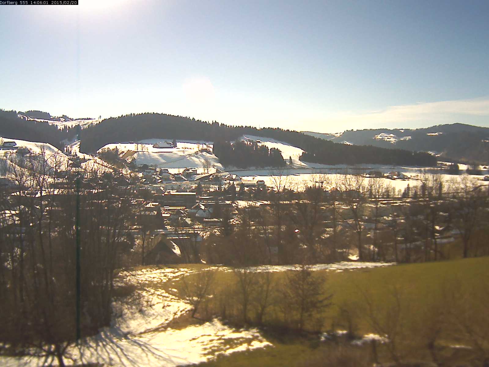 Webcam-Bild: Aussicht vom Dorfberg in Langnau 20150220-140601