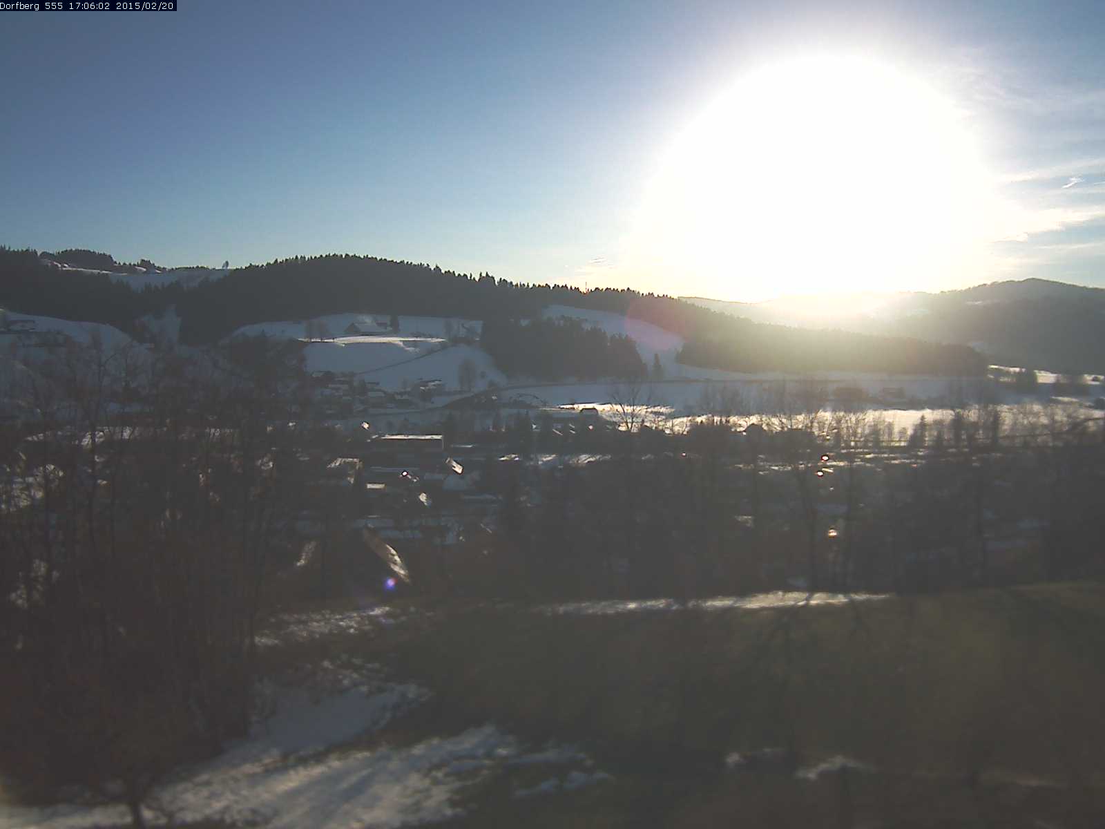 Webcam-Bild: Aussicht vom Dorfberg in Langnau 20150220-170602