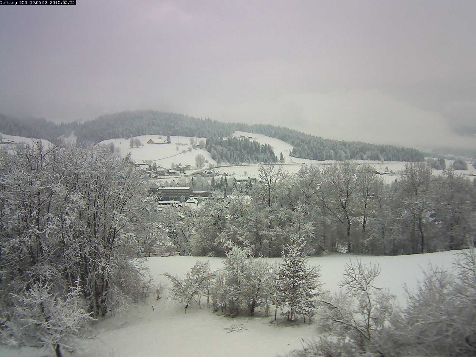 Webcam-Bild: Aussicht vom Dorfberg in Langnau 20150222-090601