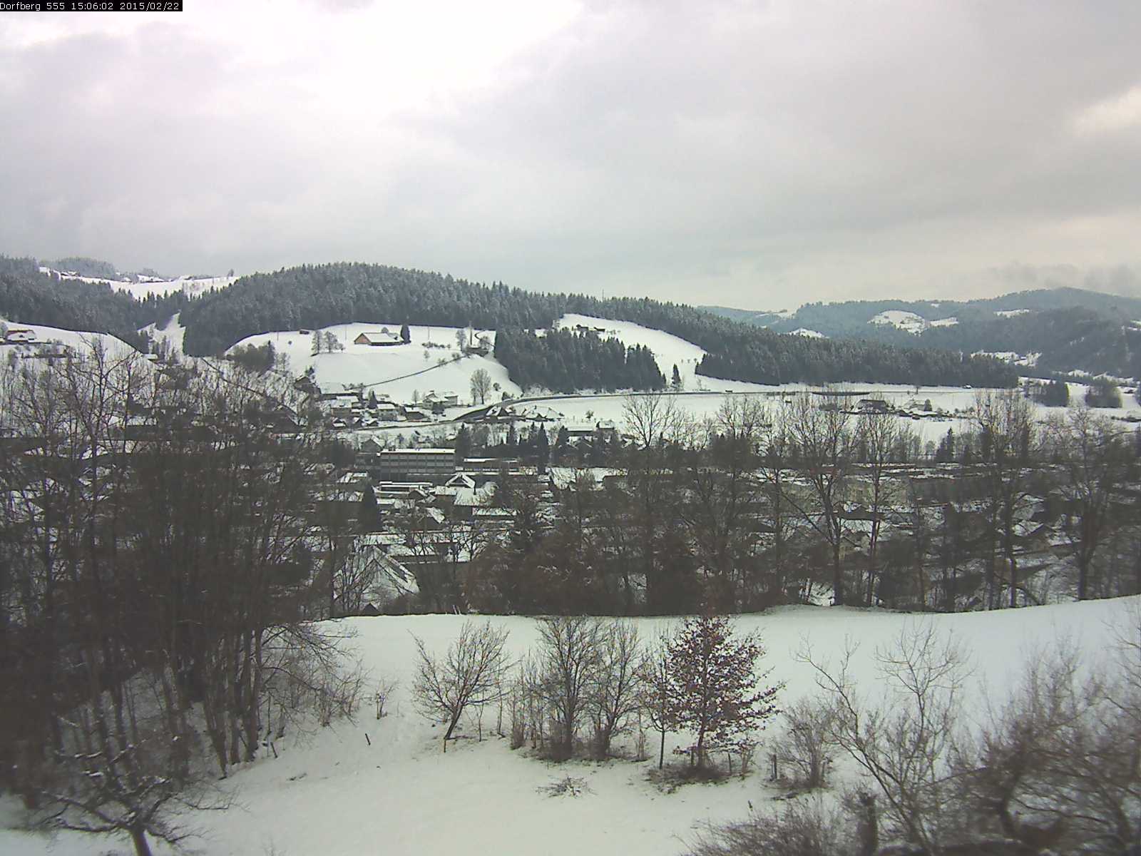 Webcam-Bild: Aussicht vom Dorfberg in Langnau 20150222-150601