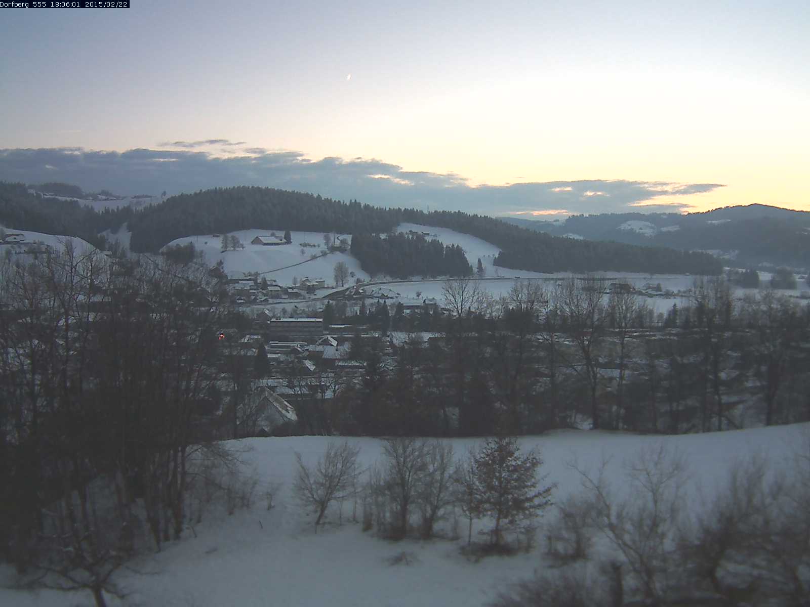 Webcam-Bild: Aussicht vom Dorfberg in Langnau 20150222-180601