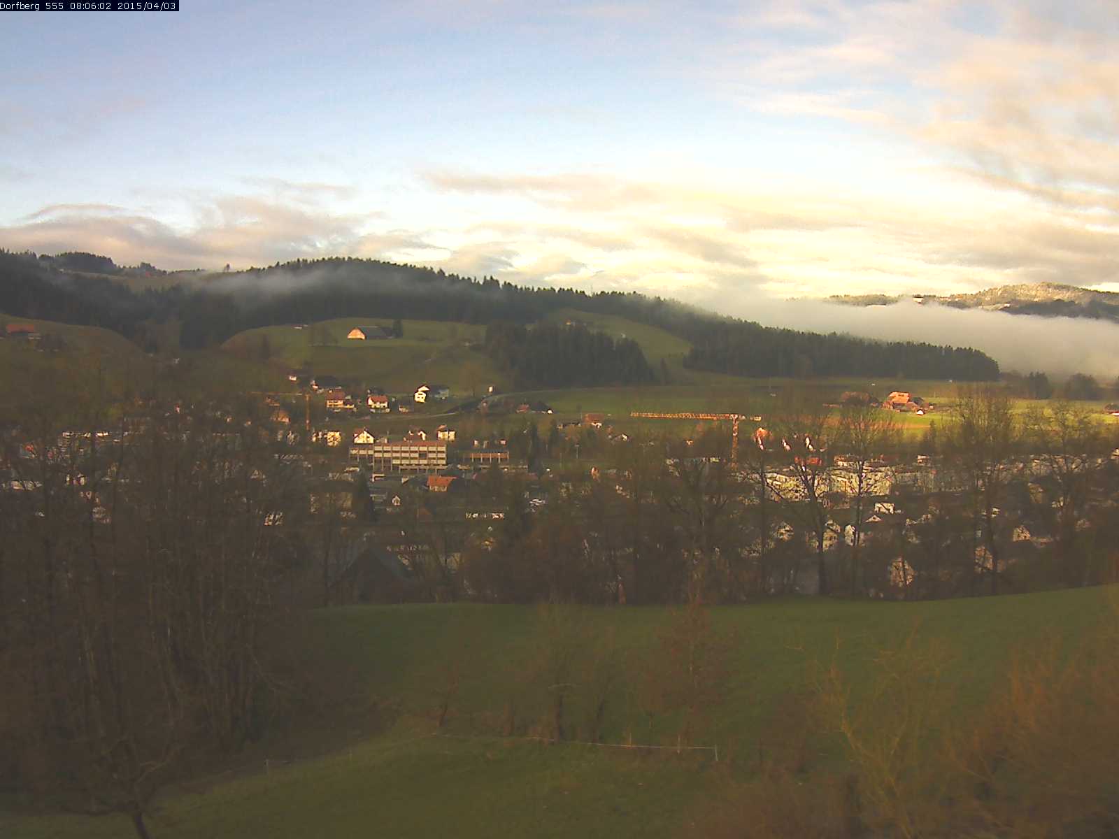 Webcam-Bild: Aussicht vom Dorfberg in Langnau 20150403-080601
